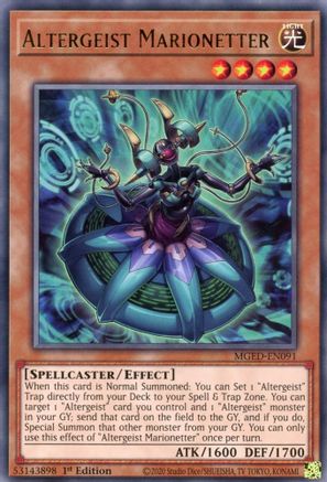 Altergeist Marionetter (MGED-EN091) - Maximum Gold: El Dorado 1st Edition - Premium Yugioh Single from Konami - Just $0.25! Shop now at Game Crave Tournament Store