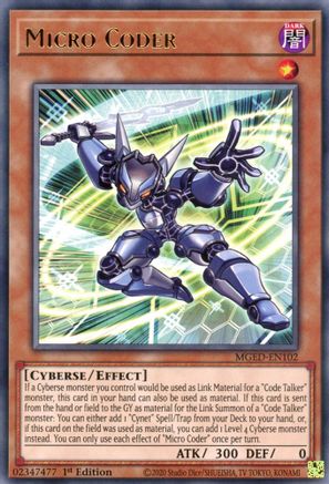Micro Coder (MGED-EN102) - Maximum Gold: El Dorado 1st Edition - Premium Yugioh Single from Konami - Just $0.25! Shop now at Game Crave Tournament Store