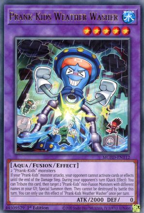 Prank-Kids Weather Washer (MGED-EN112) - Maximum Gold: El Dorado 1st Edition - Premium Yugioh Single from Konami - Just $0.08! Shop now at Game Crave Tournament Store