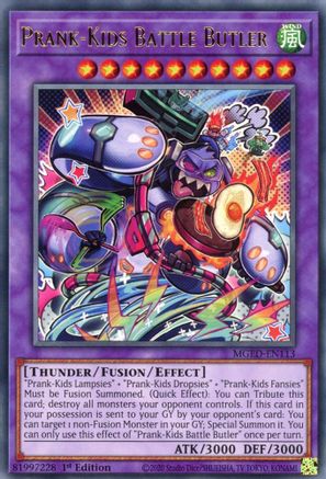 Prank-Kids Battle Butler (MGED-EN113) - Maximum Gold: El Dorado 1st Edition - Premium Yugioh Single from Konami - Just $0.25! Shop now at Game Crave Tournament Store