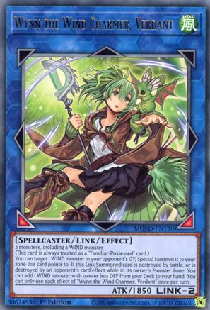 Wynn the Wind Charmer, Verdant (MGED-EN120) - Maximum Gold: El Dorado 1st Edition - Premium Yugioh Single from Konami - Just $0.08! Shop now at Game Crave Tournament Store