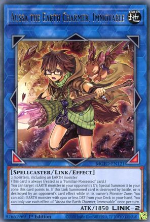 Aussa the Earth Charmer, Immovable (MGED-EN121) - Maximum Gold: El Dorado 1st Edition - Premium Yugioh Single from Konami - Just $0.25! Shop now at Game Crave Tournament Store