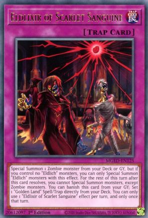 Eldlixir of Scarlet Sanguine (MGED-EN125) - Maximum Gold: El Dorado 1st Edition - Premium Yugioh Single from Konami - Just $0.66! Shop now at Game Crave Tournament Store