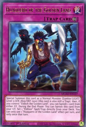 Huaquero of the Golden Land (MGED-EN127) - Maximum Gold: El Dorado 1st Edition - Premium Yugioh Single from Konami - Just $0.31! Shop now at Game Crave Tournament Store