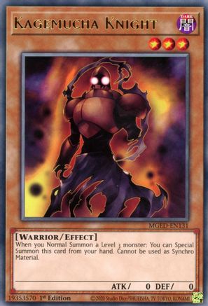 Kagemucha Knight (MGED-EN131) - Maximum Gold: El Dorado 1st Edition - Premium Yugioh Single from Konami - Just $0.08! Shop now at Game Crave Tournament Store