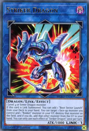 Striker Dragon (MGED-EN145) - Maximum Gold: El Dorado 1st Edition - Premium Yugioh Single from Konami - Just $0.25! Shop now at Game Crave Tournament Store