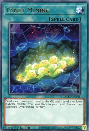 Cynet Mining (MGED-EN148) - Maximum Gold: El Dorado 1st Edition - Premium Yugioh Single from Konami - Just $0.61! Shop now at Game Crave Tournament Store