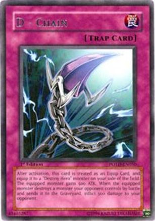 D - Chain (POTD-EN050) - Power of the Duelist 1st Edition - Premium Yugioh Single from Konami - Just $0.25! Shop now at Game Crave Tournament Store