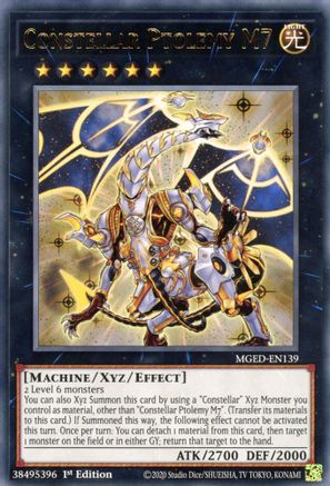 Constellar Ptolemy M7 (MGED-EN139) - Maximum Gold: El Dorado 1st Edition - Premium Yugioh Single from Konami - Just $0.25! Shop now at Game Crave Tournament Store