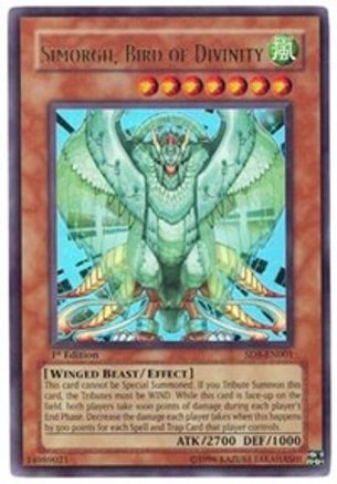 Simorgh, Bird of Divinity (SD8-EN001) - Structure Deck: Lord of the Storm Unlimited - Premium Yugioh Single from Konami - Just $0.14! Shop now at Game Crave Tournament Store