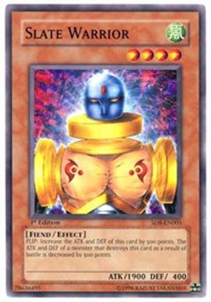 Slate Warrior (SD8-EN005) - Structure Deck: Lord of the Storm 1st Edition - Premium Yugioh Single from Konami - Just $0.36! Shop now at Game Crave Tournament Store