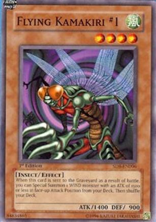 Flying Kamakiri #1 (SD8-EN006) - Structure Deck: Lord of the Storm 1st Edition - Premium Yugioh Single from Konami - Just $0.09! Shop now at Game Crave Tournament Store