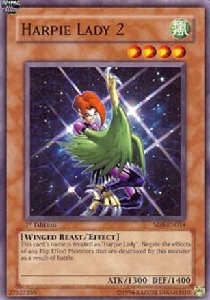 Harpie Lady 2 (SD8-EN014) - Structure Deck: Lord of the Storm 1st Edition - Premium Yugioh Single from Konami - Just $0.26! Shop now at Game Crave Tournament Store