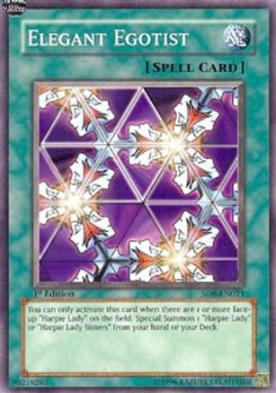Elegant Egotist (SD8-EN021) - Structure Deck: Lord of the Storm 1st Edition - Premium Yugioh Single from Konami - Just $0.25! Shop now at Game Crave Tournament Store
