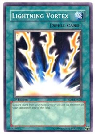 Lightning Vortex (SD8-EN026) - Structure Deck: Lord of the Storm Unlimited - Premium Yugioh Single from Konami - Just $0.68! Shop now at Game Crave Tournament Store