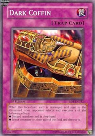 Dark Coffin (SD8-EN032) - Structure Deck: Lord of the Storm 1st Edition - Premium Yugioh Single from Konami - Just $0.26! Shop now at Game Crave Tournament Store