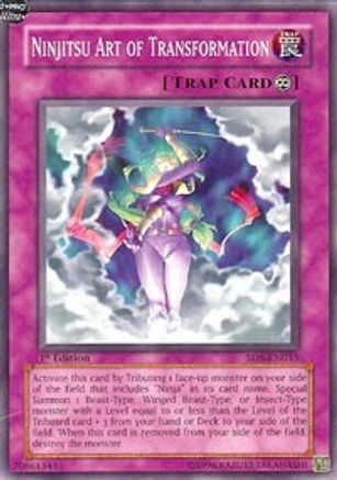 Ninjitsu Art of Transformation (SD8-EN035) - Structure Deck: Lord of the Storm 1st Edition - Premium Yugioh Single from Konami - Just $0.25! Shop now at Game Crave Tournament Store
