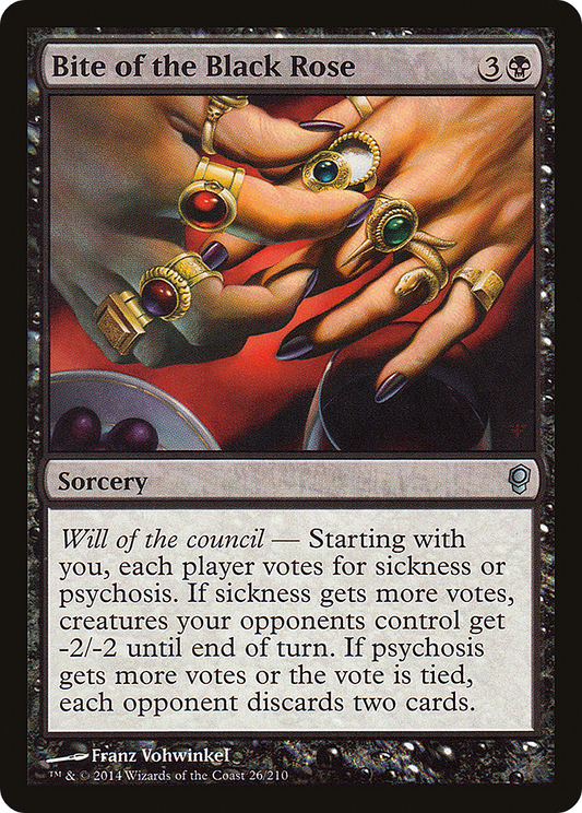 Bite of the Black Rose (CNS-026) - Conspiracy - Premium MTG Single from Wizards of the Coast - Just $0.11! Shop now at Game Crave Tournament Store