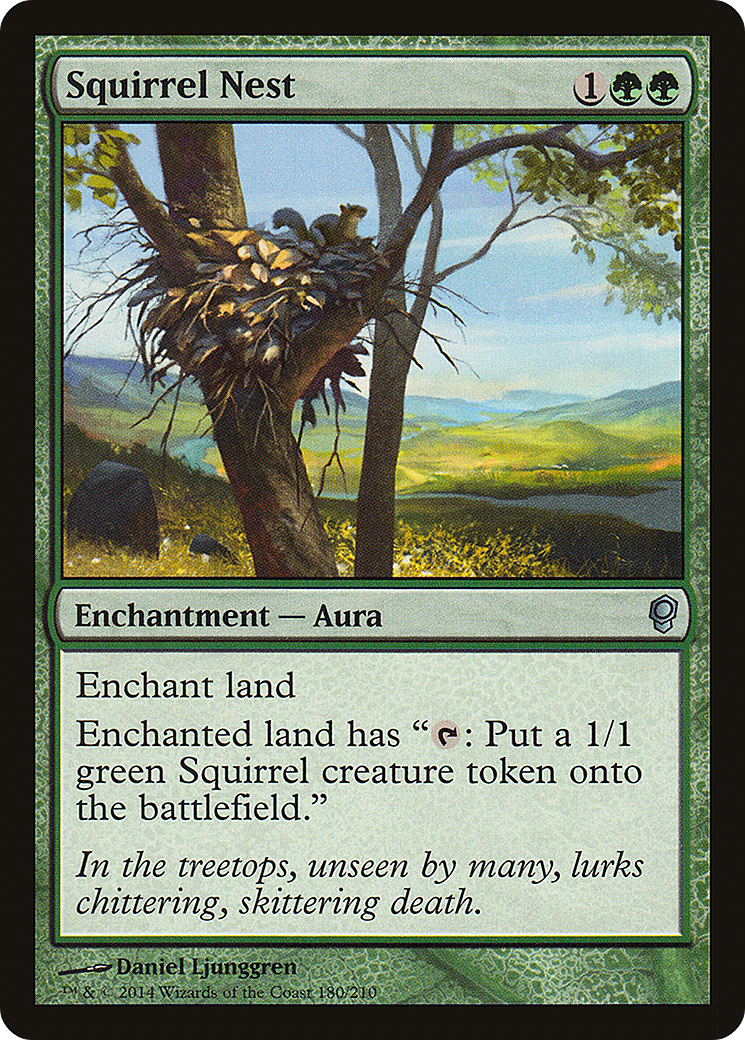Squirrel Nest (CNS-180) - Conspiracy Foil - Premium MTG Single from Wizards of the Coast - Just $0.22! Shop now at Game Crave Tournament Store
