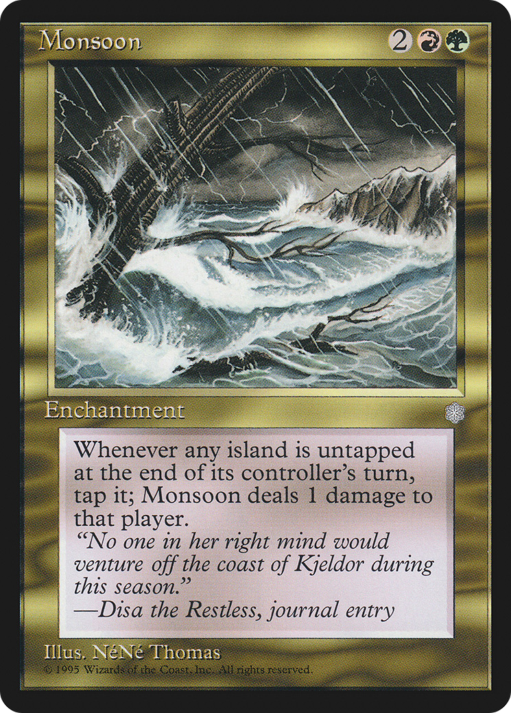 Monsoon (ICE-298) - Ice Age - Premium MTG Single from Wizards of the Coast - Just $0.61! Shop now at Game Crave Tournament Store