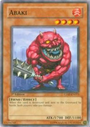 Abaki (CDIP-EN013) - Cyberdark Impact 1st Edition - Premium Yugioh Single from Konami - Just $0.25! Shop now at Game Crave Tournament Store