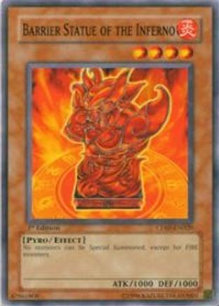 Barrier Statue of the Inferno (CDIP-EN020) - Cyberdark Impact 1st Edition - Premium Yugioh Single from Konami - Just $0.25! Shop now at Game Crave Tournament Store
