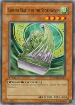 Barrier Statue of the Stormwinds (CDIP-EN021) - Cyberdark Impact Unlimited - Premium Yugioh Single from Konami - Just $0.32! Shop now at Game Crave Tournament Store