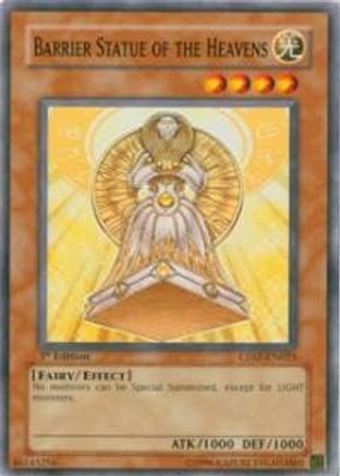 Barrier Statue of the Heavens (CDIP-EN023) - Cyberdark Impact Unlimited - Premium Yugioh Single from Konami - Just $0.35! Shop now at Game Crave Tournament Store