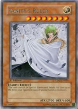 Vanity's Ruler (CDIP-EN024) - Cyberdark Impact 1st Edition - Premium Yugioh Single from Konami - Just $0.44! Shop now at Game Crave Tournament Store