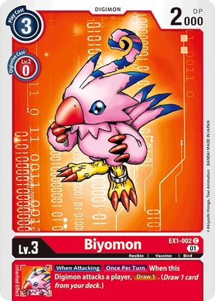 Biyomon (EX1-002) - Classic Collection - Premium Digimon Single from Bandai - Just $0.21! Shop now at Game Crave Tournament Store