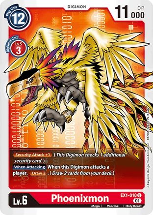 Phoenixmon (EX1-010) - Classic Collection - Premium Digimon Single from Bandai - Just $0.08! Shop now at Game Crave Tournament Store