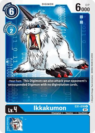 Ikkakumon (EX1-016) - Classic Collection - Premium Digimon Single from Bandai - Just $0.08! Shop now at Game Crave Tournament Store