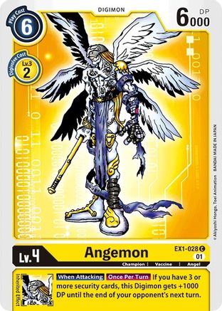 Angemon (EX1-028) - Classic Collection - Premium Digimon Single from Bandai - Just $0.08! Shop now at Game Crave Tournament Store