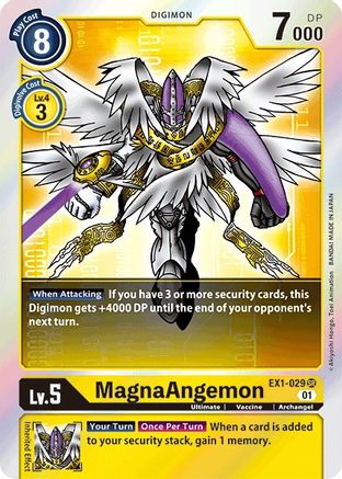 MagnaAngemon (EX1-029) - Classic Collection Foil - Premium Digimon Single from Bandai - Just $0.08! Shop now at Game Crave Tournament Store