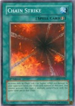 Chain Strike (CDIP-EN043) - Cyberdark Impact 1st Edition - Premium Yugioh Single from Konami - Just $0.69! Shop now at Game Crave Tournament Store
