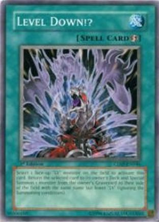 Level Down!? (CDIP-EN046) - Cyberdark Impact 1st Edition - Premium Yugioh Single from Konami - Just $0.08! Shop now at Game Crave Tournament Store