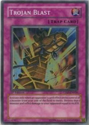 Trojan Blast (CDIP-EN056) - Cyberdark Impact 1st Edition - Premium Yugioh Single from Konami - Just $0.25! Shop now at Game Crave Tournament Store
