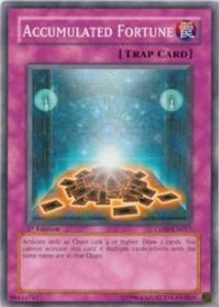 Accumulated Fortune (CDIP-EN057) - Cyberdark Impact Unlimited - Premium Yugioh Single from Konami - Just $1.16! Shop now at Game Crave Tournament Store