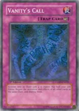 Vanity's Call (CDIP-EN059) - Cyberdark Impact 1st Edition - Premium Yugioh Single from Konami - Just $0.25! Shop now at Game Crave Tournament Store