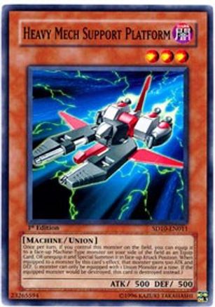 Heavy Mech Support Platform (SD10-EN011) - Structure Deck: Machine Re-Volt Unlimited - Premium Yugioh Single from Konami - Just $0.25! Shop now at Game Crave Tournament Store