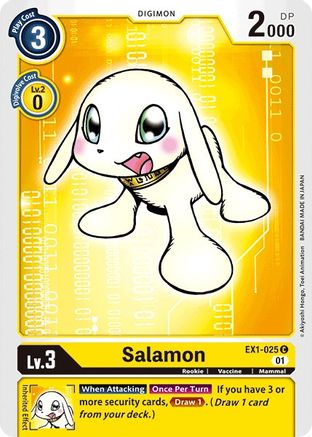 Salamon (EX1-025) - Classic Collection - Premium Digimon Single from Bandai - Just $0.08! Shop now at Game Crave Tournament Store