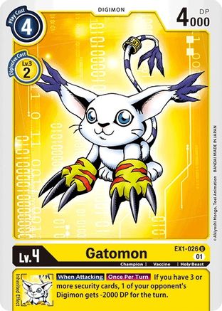 Gatomon (EX1-026) - Classic Collection - Premium Digimon Single from Bandai - Just $0.08! Shop now at Game Crave Tournament Store