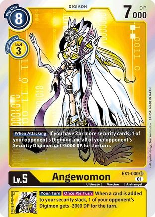 Angewomon (EX1-030) - Classic Collection Foil - Premium Digimon Single from Bandai - Just $0.08! Shop now at Game Crave Tournament Store