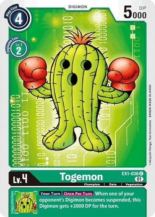 Togemon (EX1-036) - Classic Collection - Premium Digimon Single from Bandai - Just $0.08! Shop now at Game Crave Tournament Store