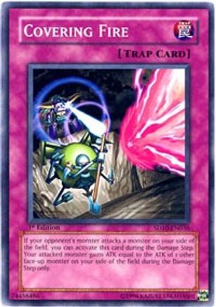 Covering Fire (SD10-EN036) - Structure Deck: Machine Re-Volt Unlimited - Premium Yugioh Single from Konami - Just $0.25! Shop now at Game Crave Tournament Store