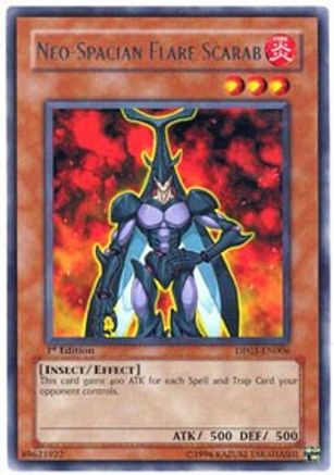 Neo-Spacian Flare Scarab (DP03-EN006) - Duelist Pack 3: Jaden Yuki 2 Unlimited - Premium Yugioh Single from Konami - Just $0.50! Shop now at Game Crave Tournament Store
