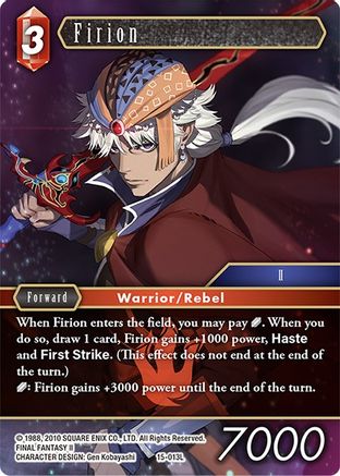 Firion (CRYSTAL DOMINION) Foil - Premium Final Fantasy Single from Crystal Dominion - Just $1.14! Shop now at Game Crave Tournament Store