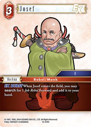 Josef EX (CRYSTAL DOMINION) - Premium Final Fantasy Single from Crystal Dominion - Just $0.25! Shop now at Game Crave Tournament Store