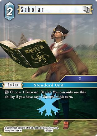 Scholar (CRYSTAL DOMINION) - Premium Final Fantasy Single from Crystal Dominion - Just $0.25! Shop now at Game Crave Tournament Store