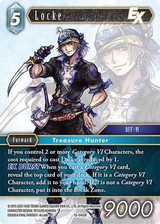 Locke EX (CRYSTAL DOMINION) - Premium Final Fantasy Single from Crystal Dominion - Just $0.26! Shop now at Game Crave Tournament Store